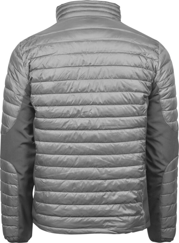 Tee Jays Miesten Crossover kevyttoppatakki, harmaa/musta 3XL - Image 3
