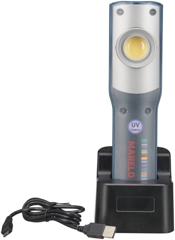Mareld Illumine 800RE UV Käsivalaisin RA95, ladattava, iskunkestävä, värilämmönsäätö IP65, grafiitti/musta - Image 3
