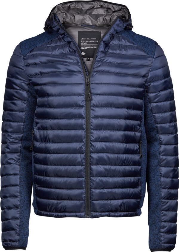 Tee Jays Miesten Hupullinen Outdoor Crossover kevyttoppatakki, tummansininen 3XL