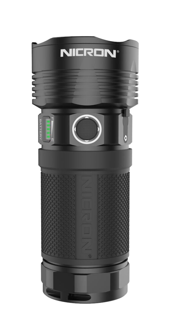 Nicron B400 ladattava taskulamppu 12 000lm, IP67