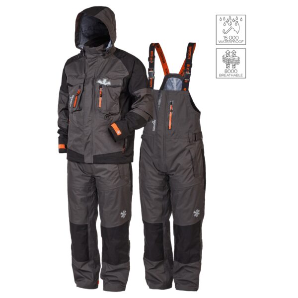 Norfin kalvopuku Pro Dry 3, harmaa/musta S