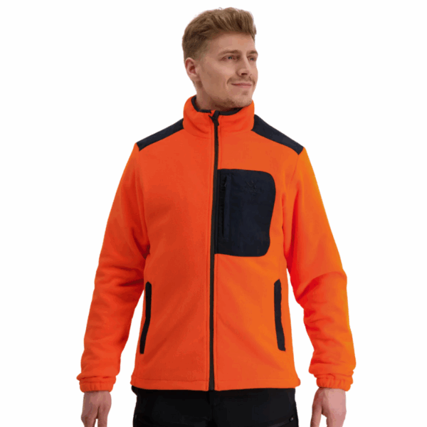 Alaska Dawson Fleece Jacket Orange -miesten takki 
