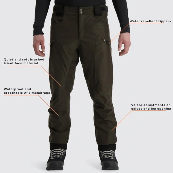 Alaska Extreme Lite 3 Brown -miesten housut - Image 4