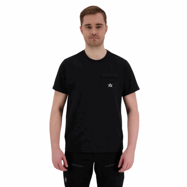 Alaska Freedom Ms Pocket T-Shirt, Black
