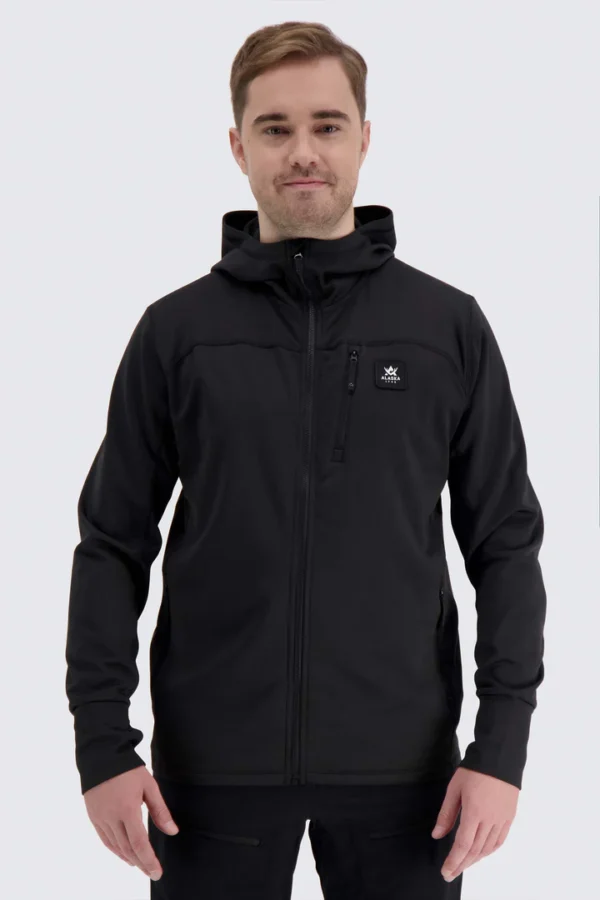Alaska ThermoDry Black -miesten huppari - Image 3