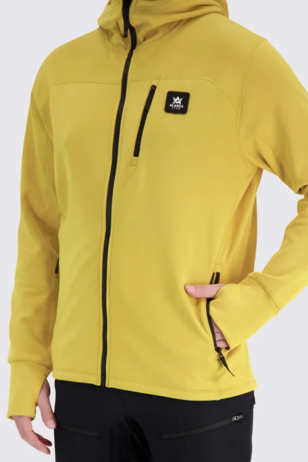 Alaska ThermoDry Fade Yellow -miesten huppari - Image 6