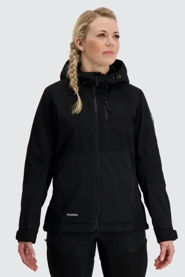 Alaska Trekking Lite Pro Black -naisten takki