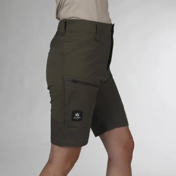 Alaska Trekking Lite Pro Olive -naisten shortsit - Image 4
