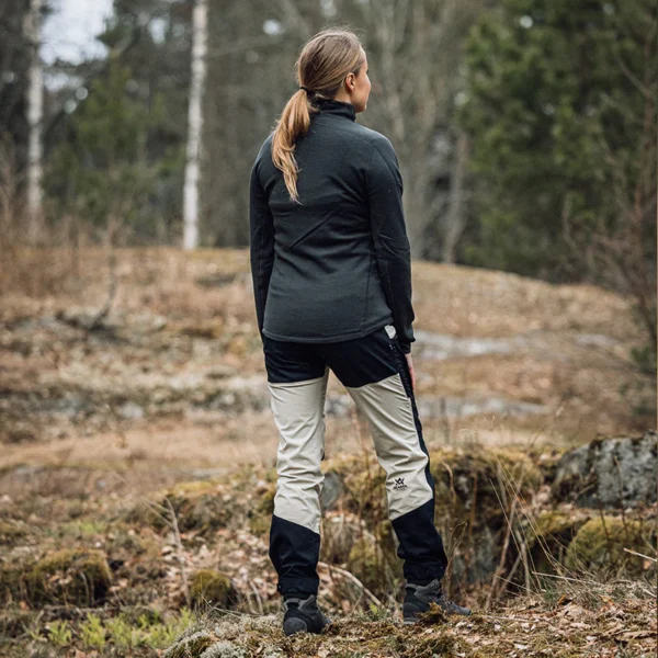 Alaska Trekking Lite Pro Moss Grey -naisten ulkoiluhousut - Image 3