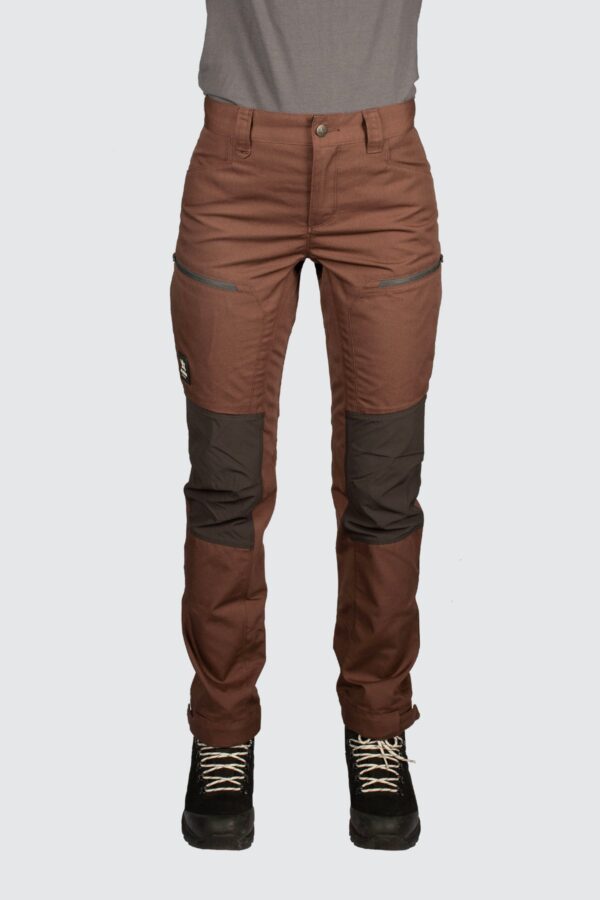 Alaska Trekking Lite Pro Dark Red -naisten ulkoiluhousut - Image 5