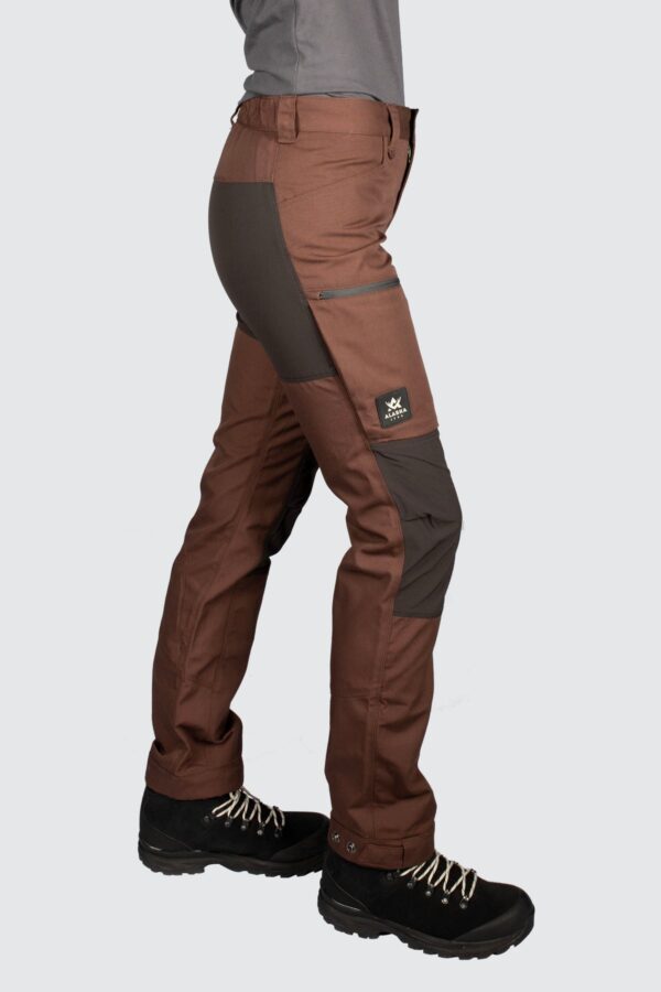 Alaska Trekking Lite Pro Dark Red -naisten ulkoiluhousut - Image 2