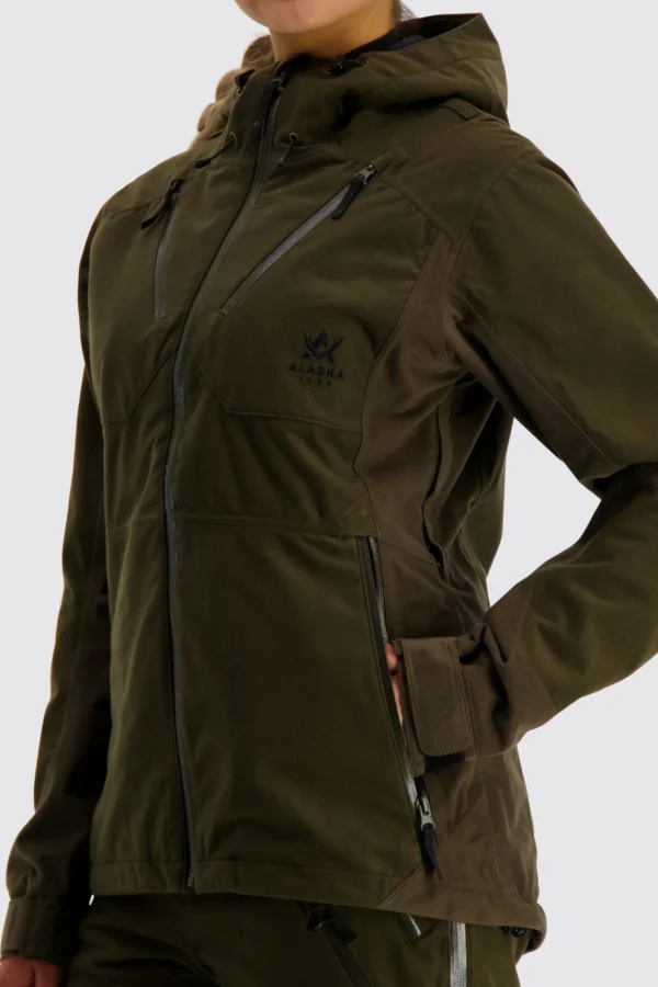Alaska Superior 2 Moss Brown -naisten takki - Image 2