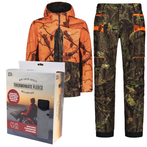Alaska Extreme Lite Blaze 3D metsästyspuku + Fleecekerrasto