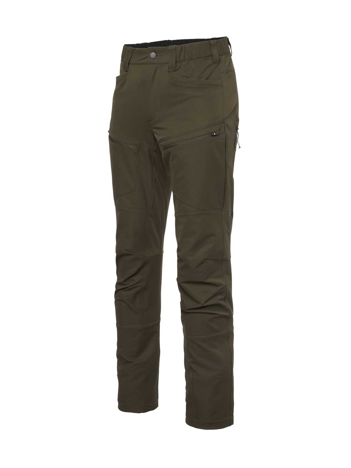 Alaska Chaser Stretch -miesten housut, Solid Brown - Image 3