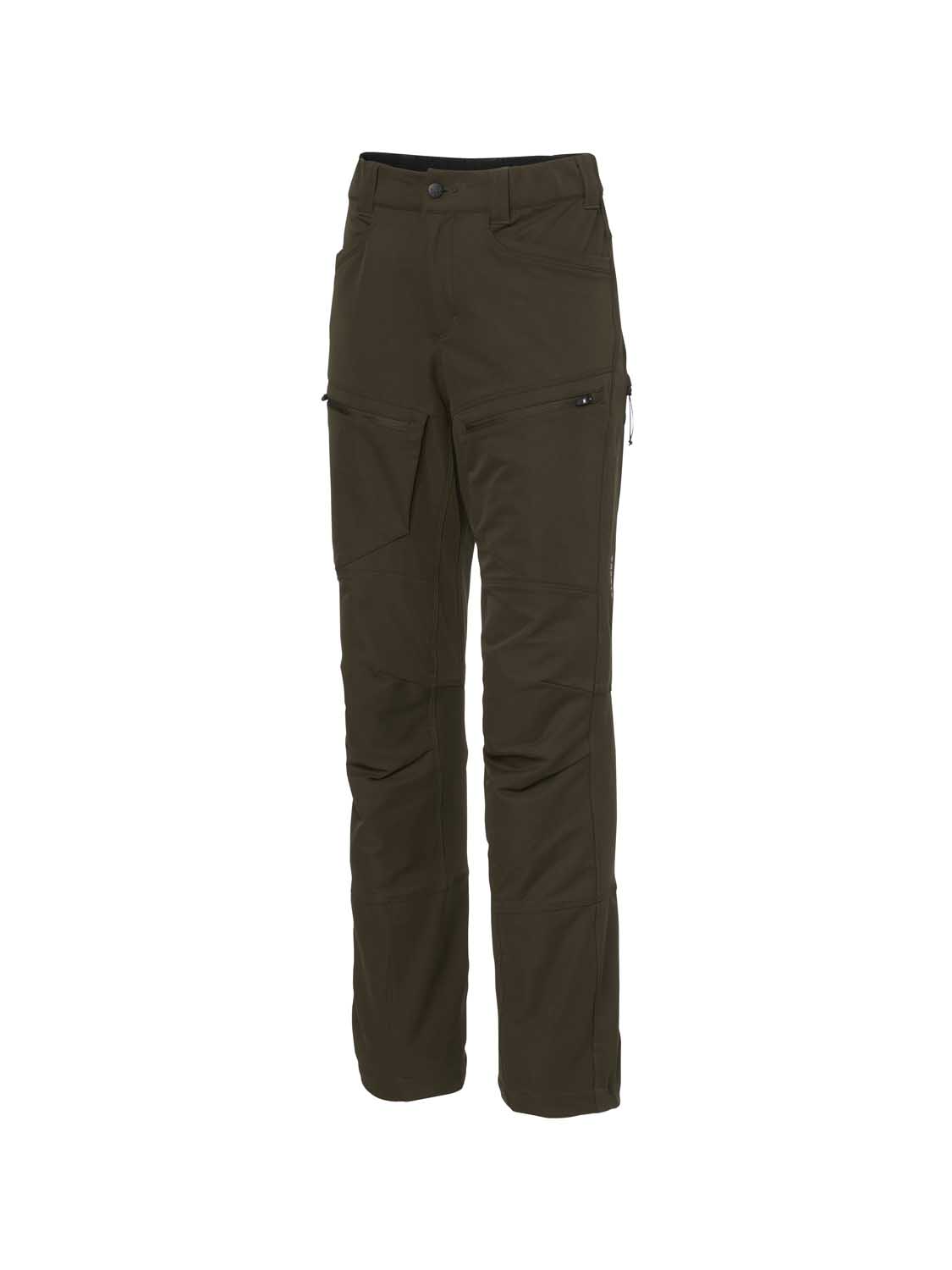 Alaska Chaser Stretch -naisten housut, Solid Brown - Image 3