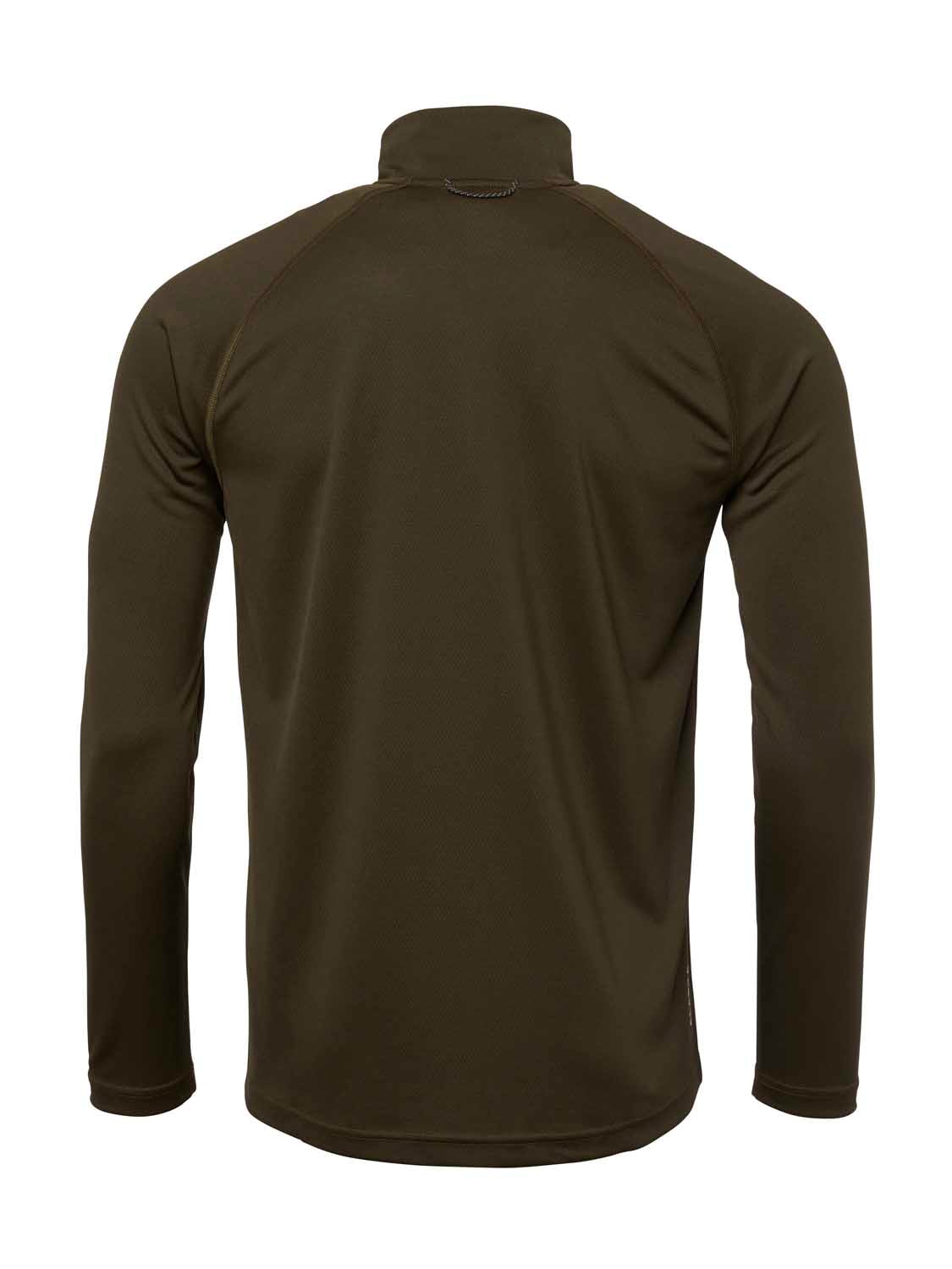 Alaska CoolDry Half-Zip -miesten paita, Solid Brown