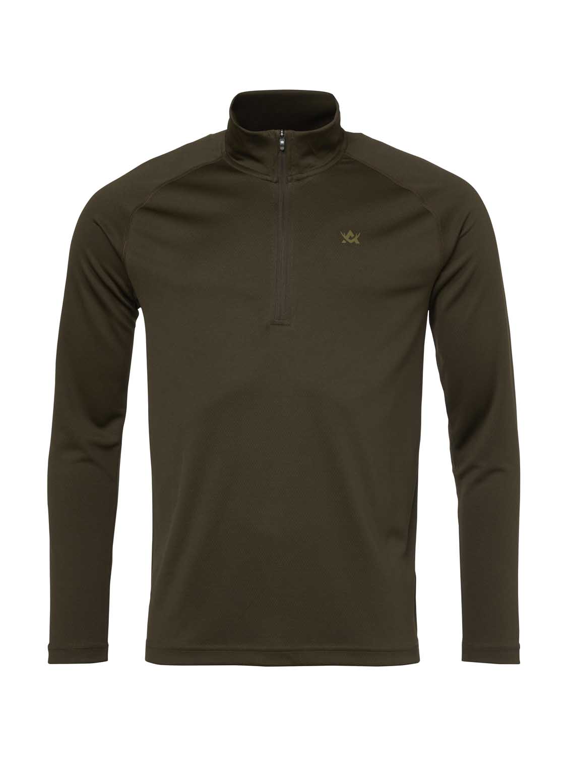 Alaska CoolDry Half-Zip -miesten paita, Solid Brown - Image 2
